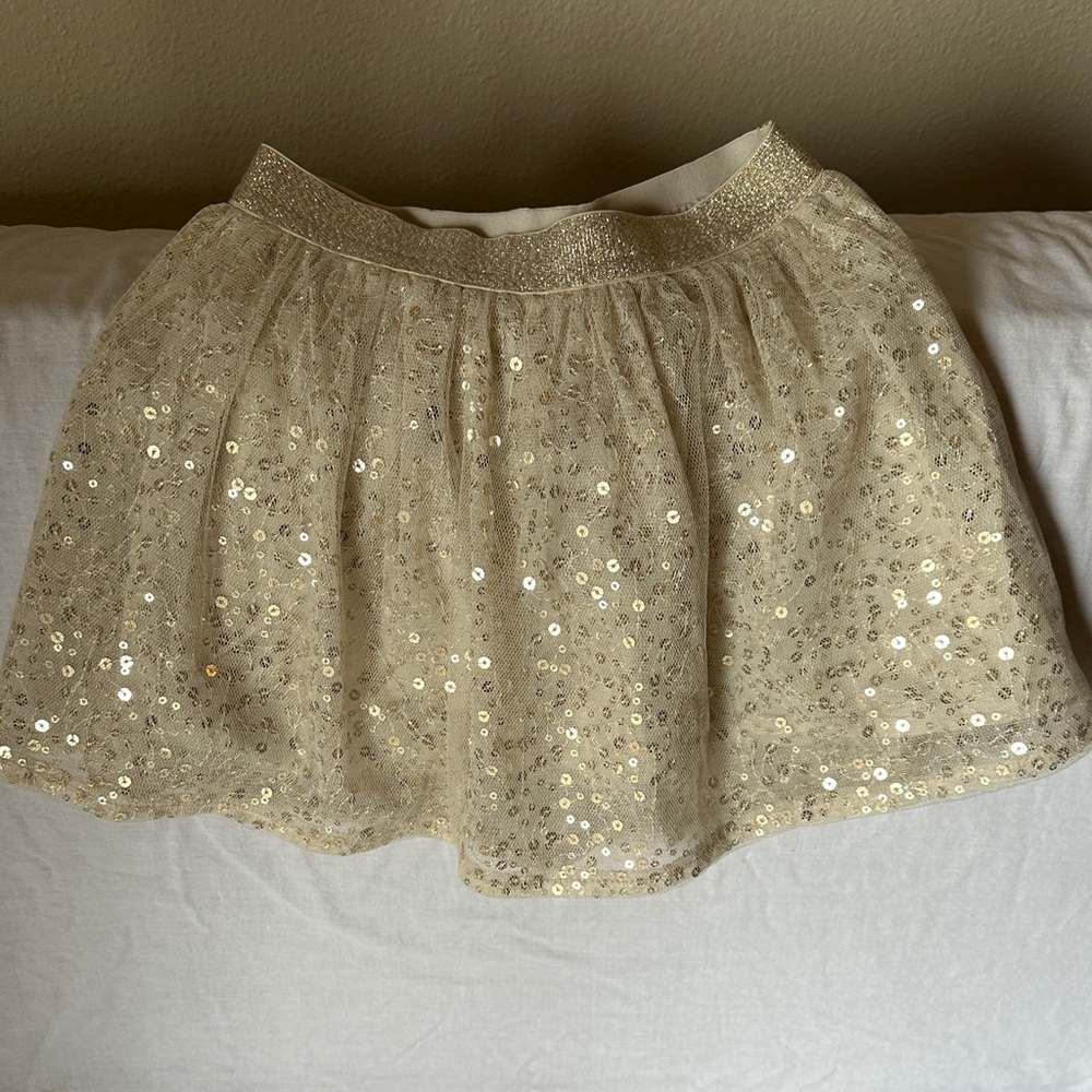 OshKosh B'gosh Gold Sequin Mini Skirt